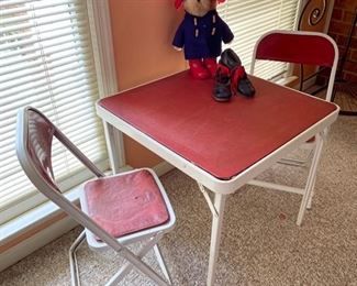 Vintage Children's Table and Chairs