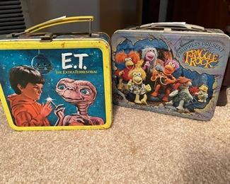 ET and Fraggle Rock Metal Lunchbox