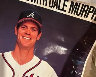 Dale Murphy oversized poster