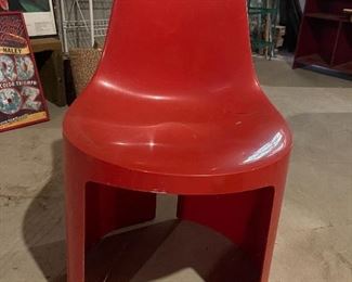 1970's Umbo Red Modular Chair