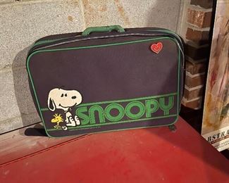 Vintage Snoopy suitcase