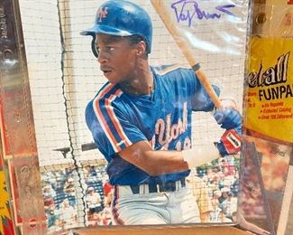 Darryl Strawberry Autographed Picture