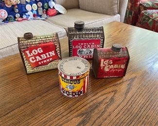 Vintage tins