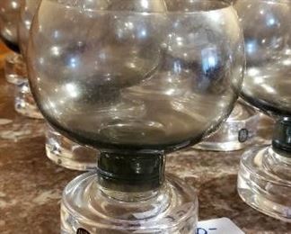 Vintage Smoked Hovmantorp glassware