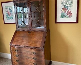 vintage secretary desk