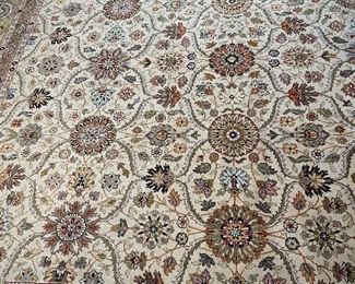 Wool rug, 9’8” x 10’2”