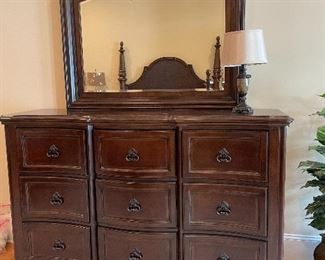 Dresser and mirror by Millennium by Ashley