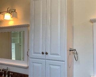 this white cabinet will be available for purchase and pick up at a later date