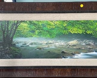 3’ wide framed Doug Cavanah giclee print. Signed and numbered