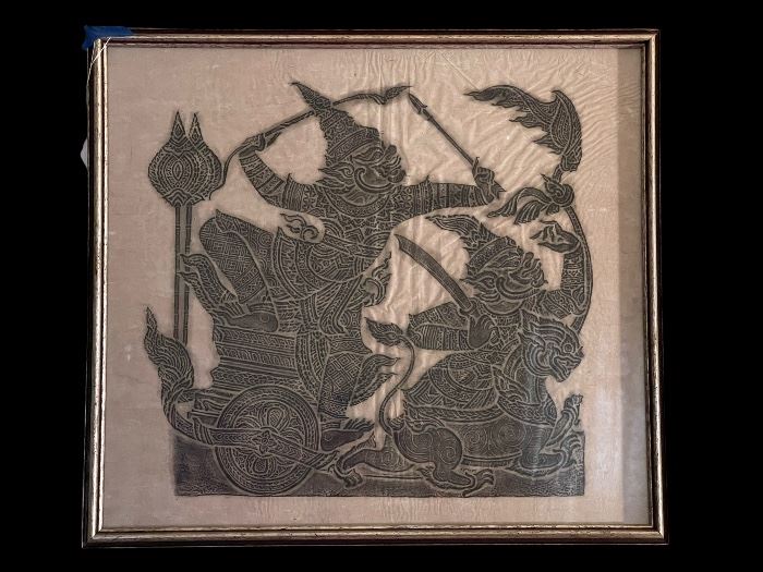 Angor Wat Temple Rubbings on Rice Paper