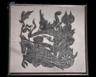 Angor Wat Temple Rubbings on Rice Paper