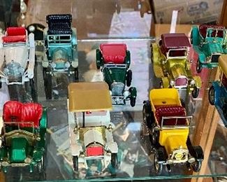 Vintage Made in England toy cars.