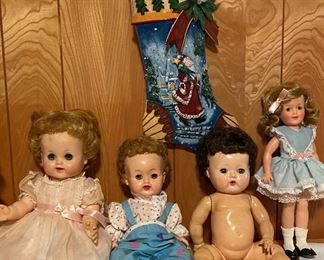 Madame Alexander , Ideal, other vintage dolls