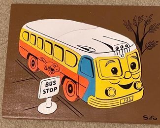 Vintage wooden puzzle