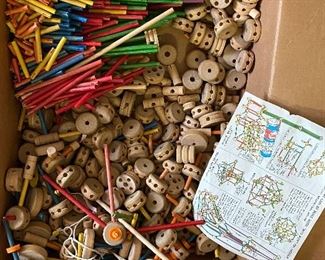 Vintage tinker toys!