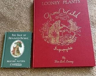 Looney plants grow wild book autographed by author.