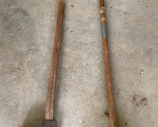 Vintage yard tools
