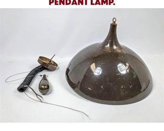 Lot 1206 Tynell Style Hanging Pendant Lamp. 