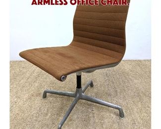 Lot 1222 EAMES Herman Miller Armless Office Chair. 