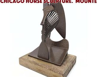Lot 1260 Pablo Picasso Model of Chicago Horse Sculpture. Mounte