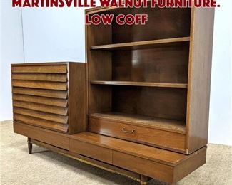Lot 1338 3pc AMERICAN of MARTINSVILLE Walnut Furniture. Low Coff