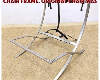 Lot 1465 Barcelona style Lounge Chair FRAME. Original chair was 