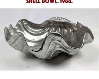 Lot 1507 Large ARTHUR COURT Clam Shell Bowl. 1988.
