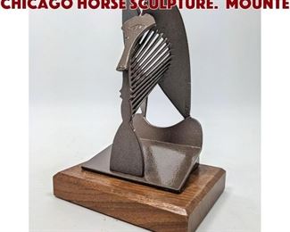 Lot 1558 Pablo Picasso Model of Chicago Horse Sculpture. Mounte
