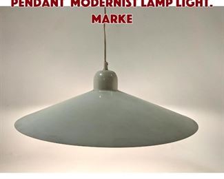 Lot 1611 SCE French Hanging Pendant Modernist Lamp Light. Marke