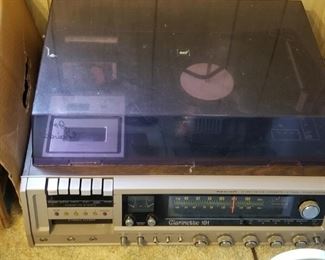 1970s Record Player, 8-Track, Cassette and AM/FM Radio