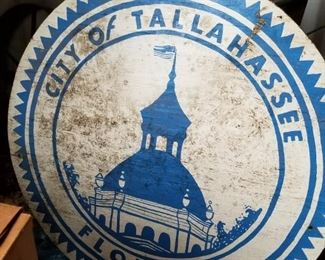 Old Wooden Tallahassee Sign