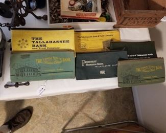 Vintage Tallahassee Bank Money Bags
