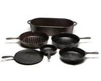 Cast Iron Skillets and Deep Fish Fryer