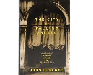 Signed First Edition "The City of Falling Angels" by John Berendt, 2005