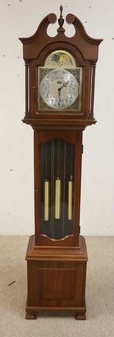 1192	VALLEY FORGE GRANDFATHERS CLOCK, 74 1/2 IN HIGH
