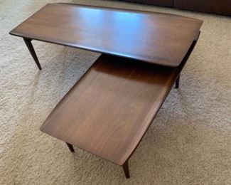 PURCHASED IN 1978.                                                                 Mid-Century Modern Style Swing Out Coffee Table 