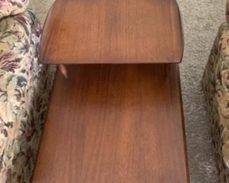 PURCHASED in 1978.                                                                 Mid-Century Modern  Style 2-Tier Side Table