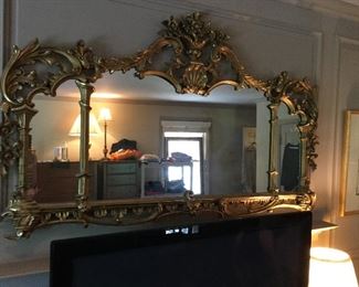 Vintage Gold Gilt Mirror - Fabulous