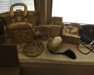 Vintage Gold Tone Evening Bags