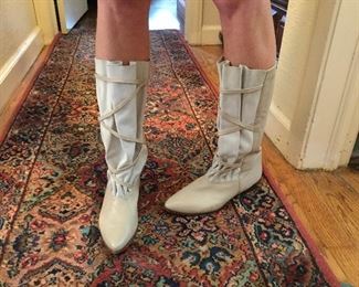 Vintage Ladies Leather Boots 