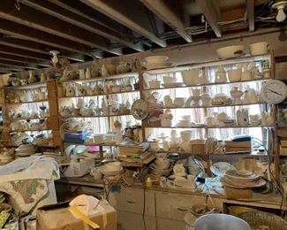 Wall of Pottery by Andy Phibbs