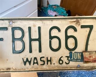 Pair of Washington License Plates