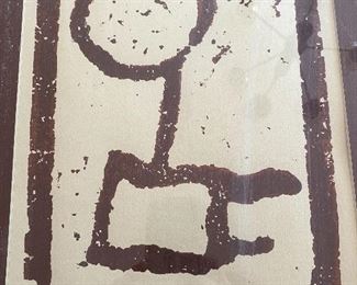 Petroglyph Print (Woodcut or Linocut)   
