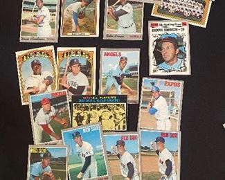 Vintage Baseball Cards.  Dated around 1969-1970.  Topps