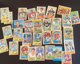 Football Cards, circa 1969-1970