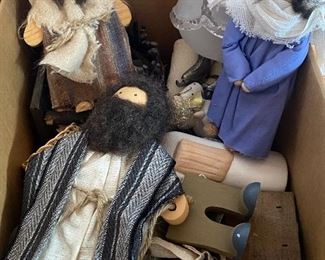 Ladie and Friends Nativity Set