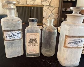 Antique Apothecary Bottles