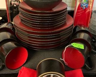 Gibson China, Vintage Otagiri Skeleton French Can Can Clock