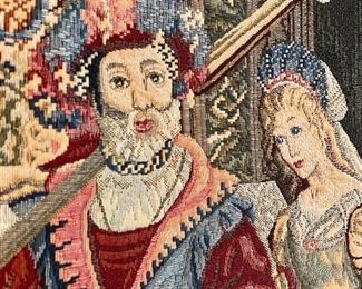 Close up of tapestry by Flemish Tapestries