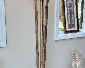 $600 - Opulent Torchiere Floor Lamp - Measures 24" wide and 72" tall